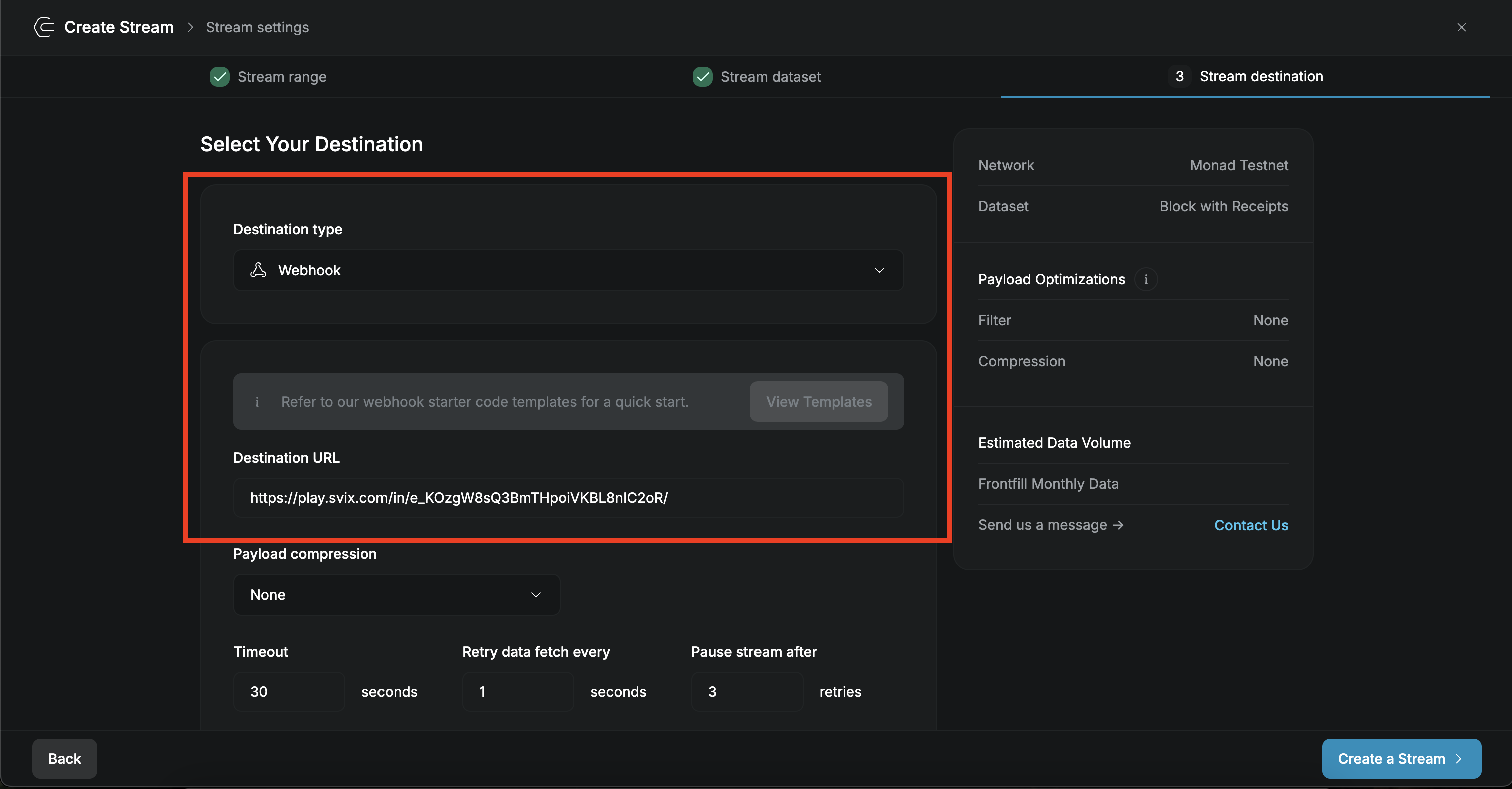 webhook dropdown image