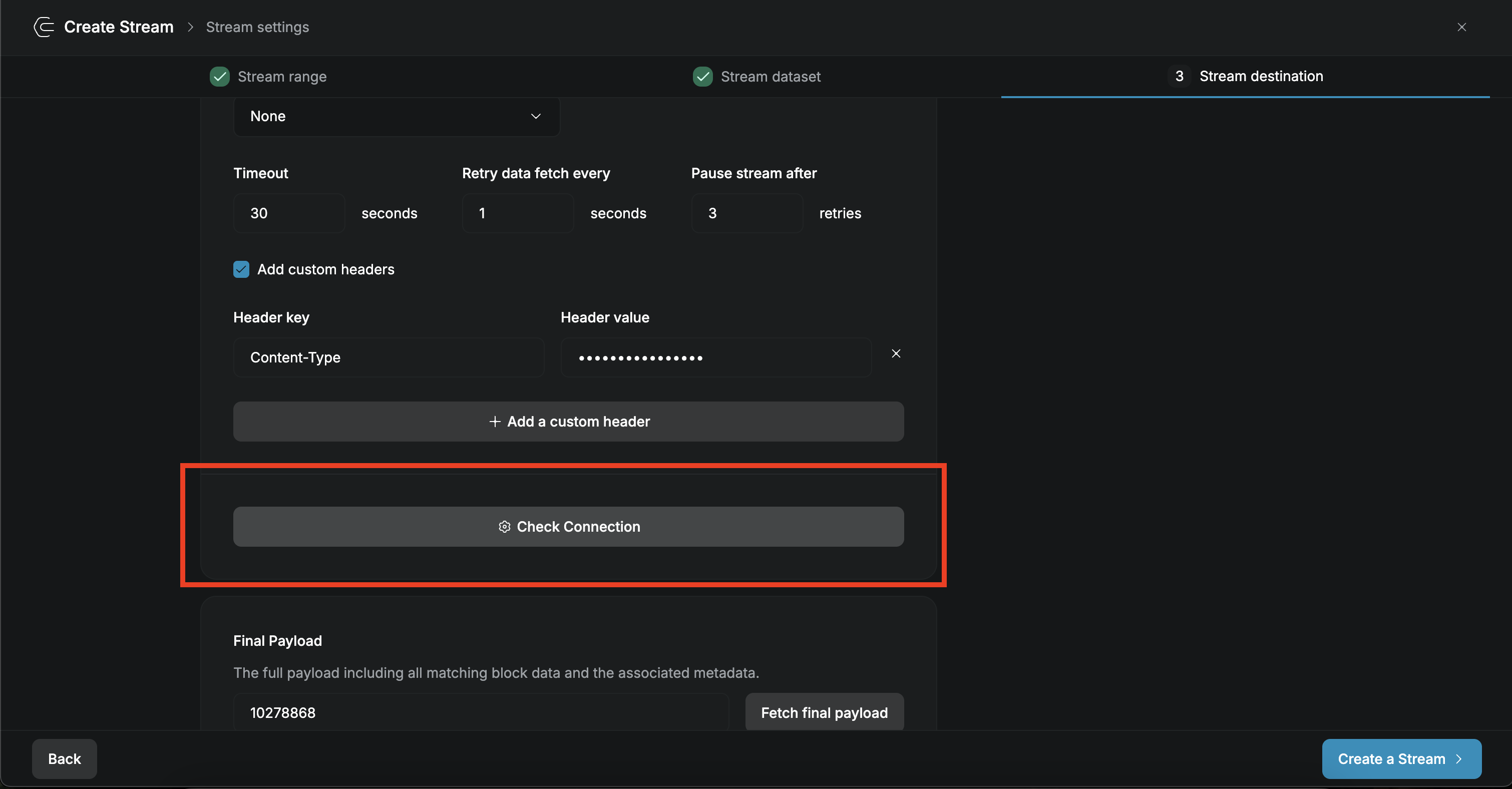 check connection image